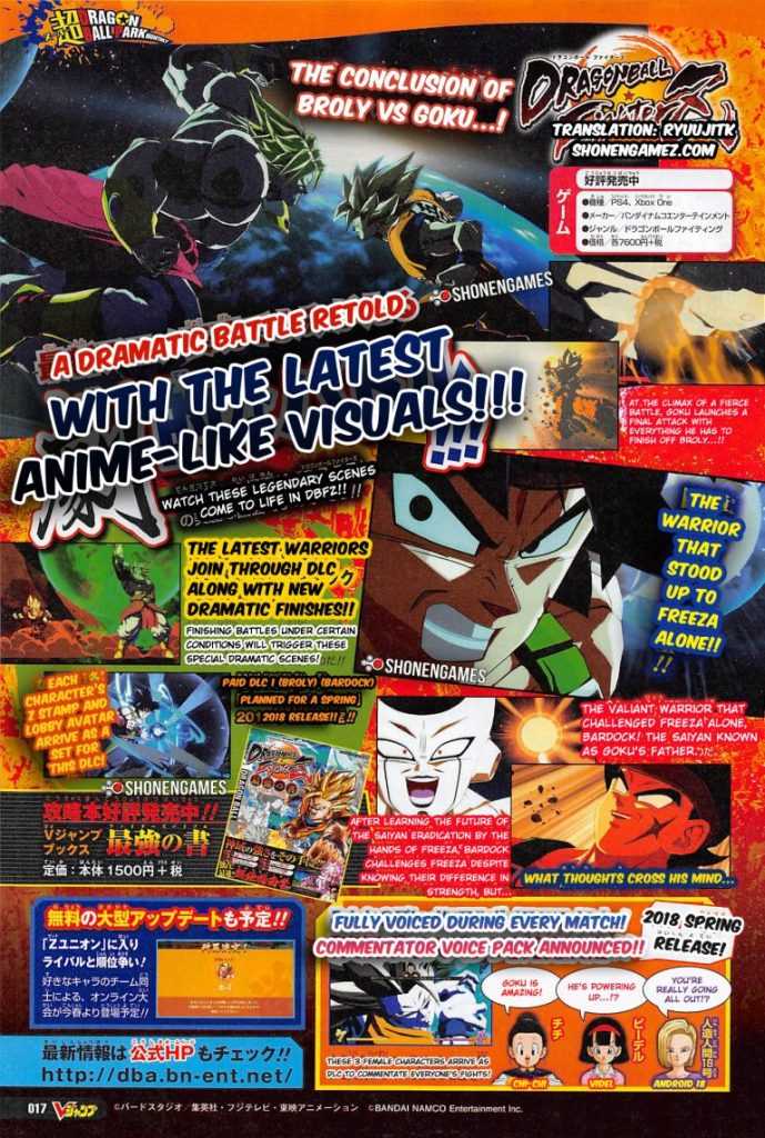 Broly y Bardock DBFZ