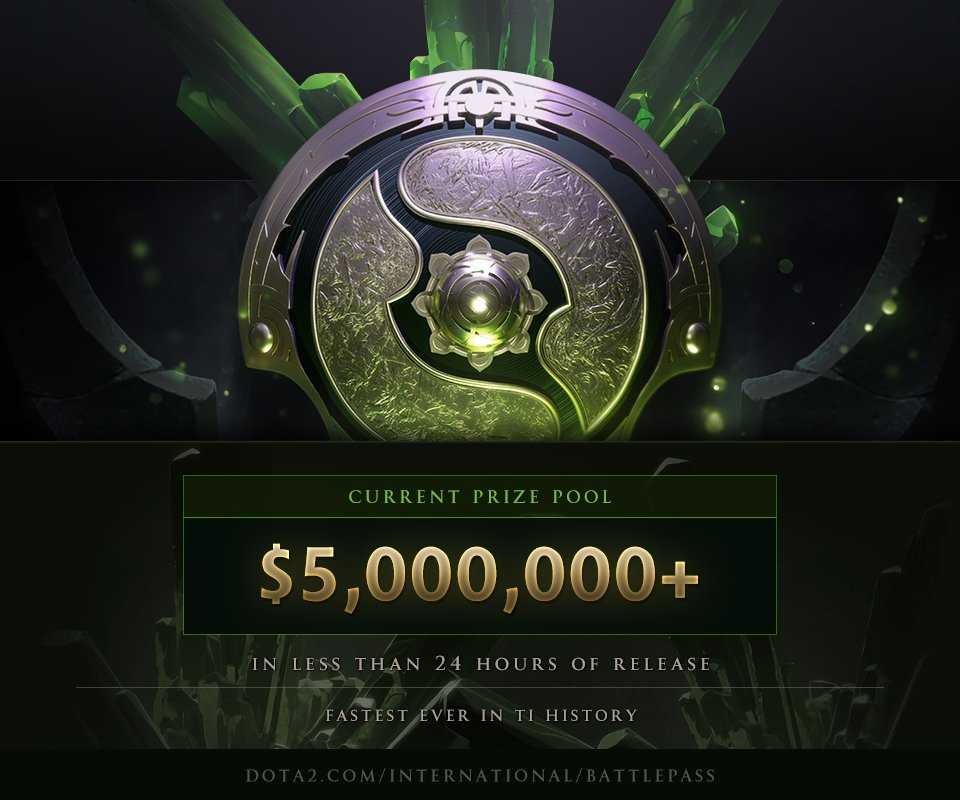 Valve anuncia que el premio de The International 8 alcanza en menos de 24 horas la cifra de 5 millones de dólares