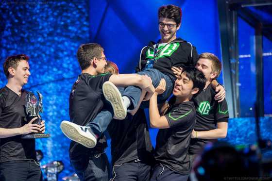 OG celebra su victoria en The Kiev Major 2017. El equipo es uno de los claros favoritos en la sección europea de The International Open Qualifiers
