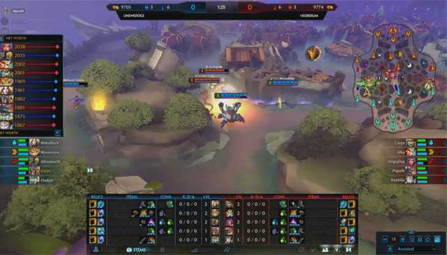 Segunda partida entre Underdogs (izq) y Exordium (der)