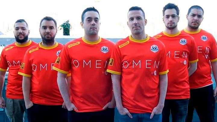 'HarryHook' y el resto de miembros de la Selección Española 2017.
