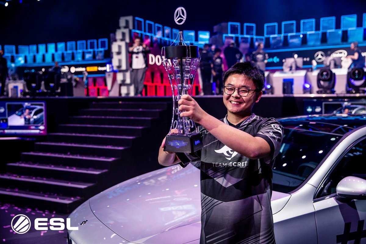 Team Secret no solo fueron los campeones de la ESL One Hamburg 2018, sino que también uno de sus jugadores, MidOne, se llevó a casa el premio Mercedes Benz MVP.