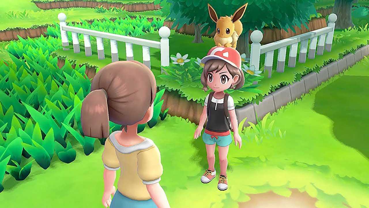 Los gráficos de nintendo Switch en Pokémon Let's Go Eevee