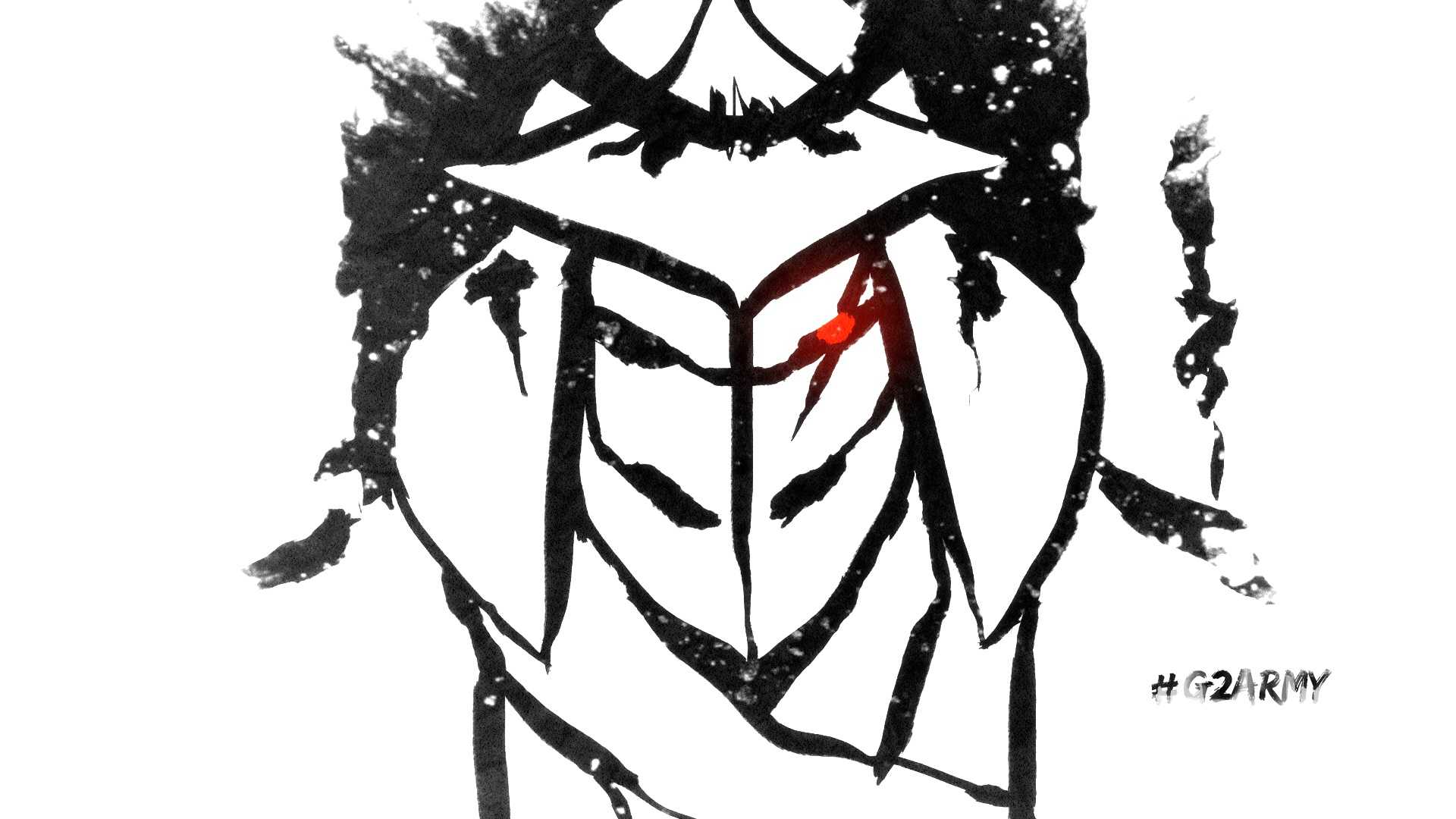 Artwork del logo de G2, publicado en la web de G2 Esports