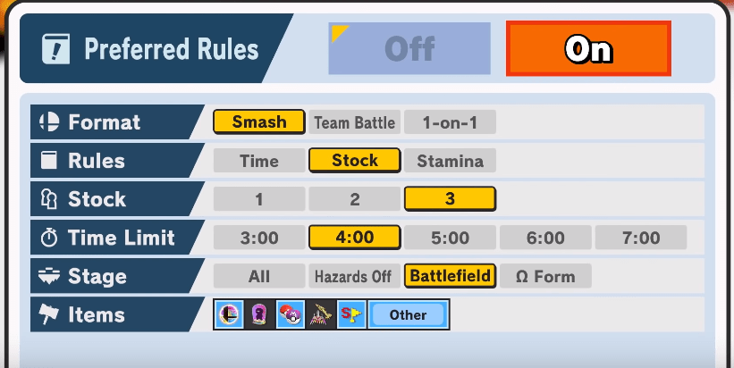 Smash Online Rules