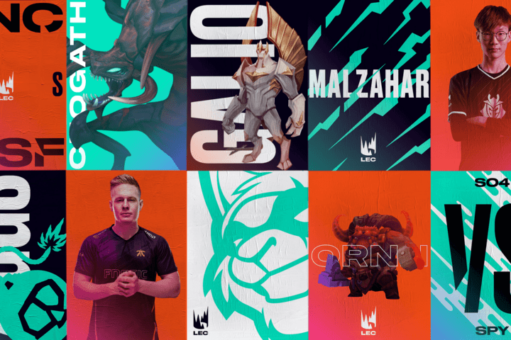 Gráficos y colores de la League of Legends European Championship.