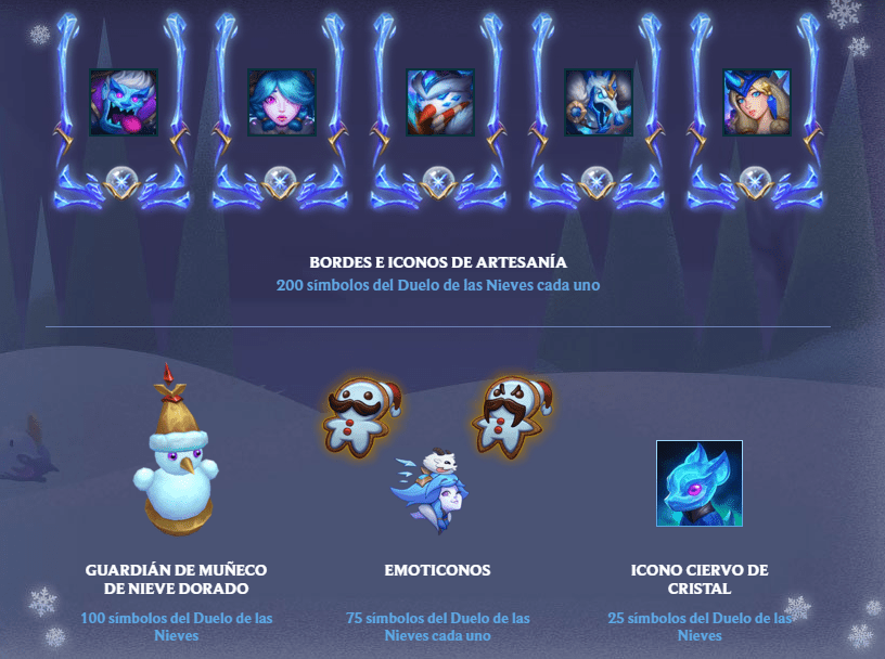 Bordes e iconos del Duelo de las Nieves