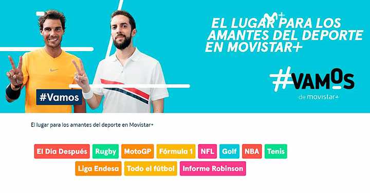 #Vamos, el nuevo canal de Movistar+.