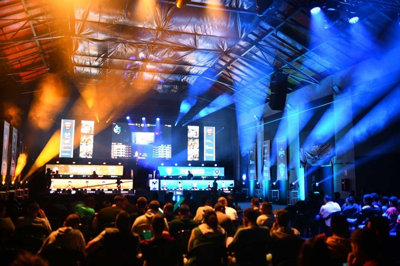 Escenario de las finales de la ESL Masters España de CSGO 2018. Fotografía de Gabriel Jiménez.