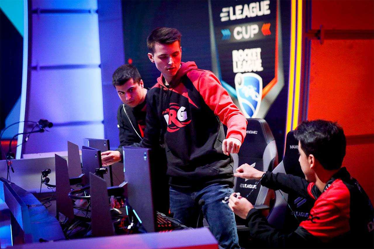 NRG sorprendía ganando al campéon de la RLCS, Cloud9. Foto de ELEAGUE