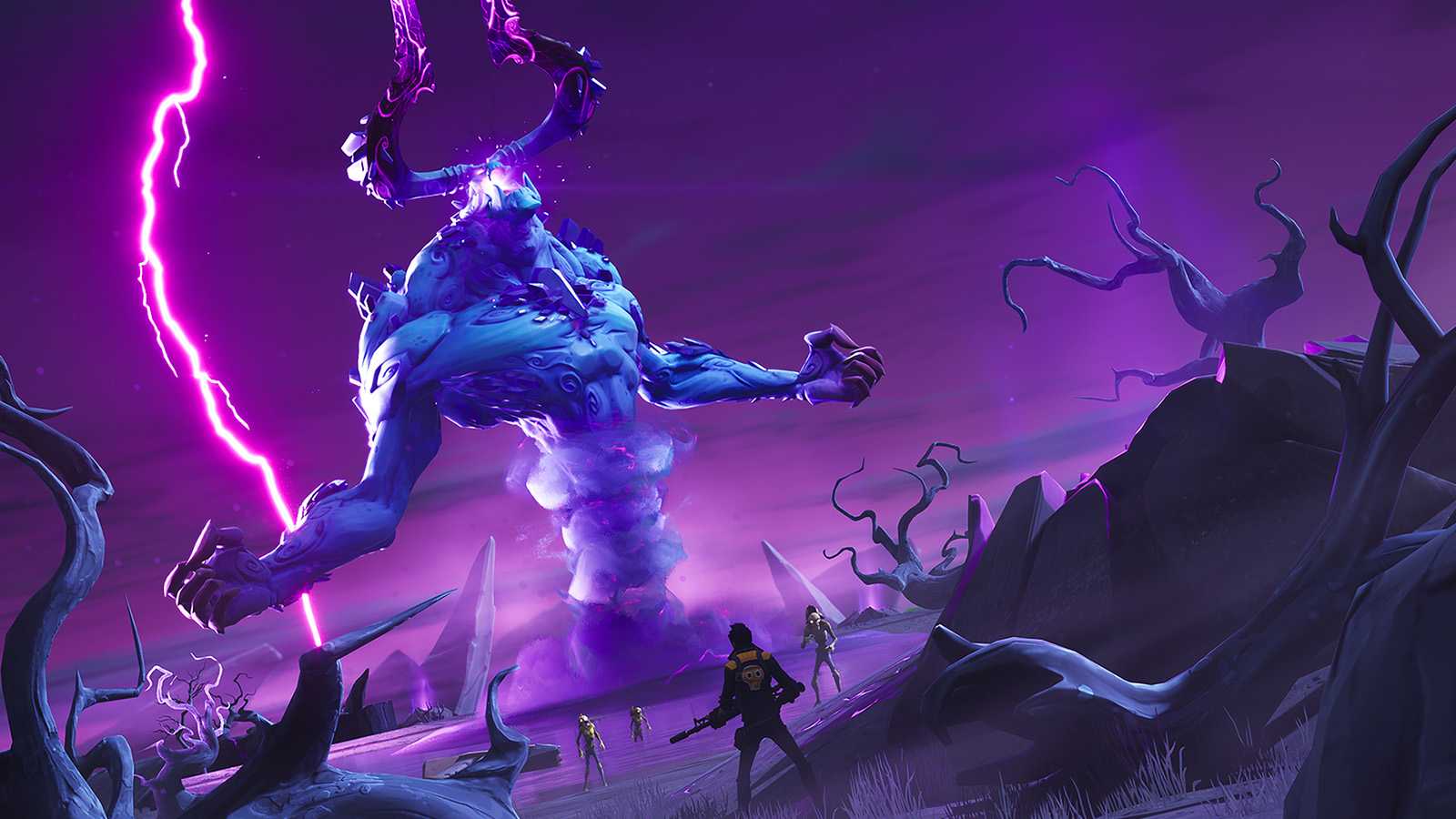 el rey de la tormenta llega a salvar el mundo en la temporada 7 de fortnite - fortnite temporada 7