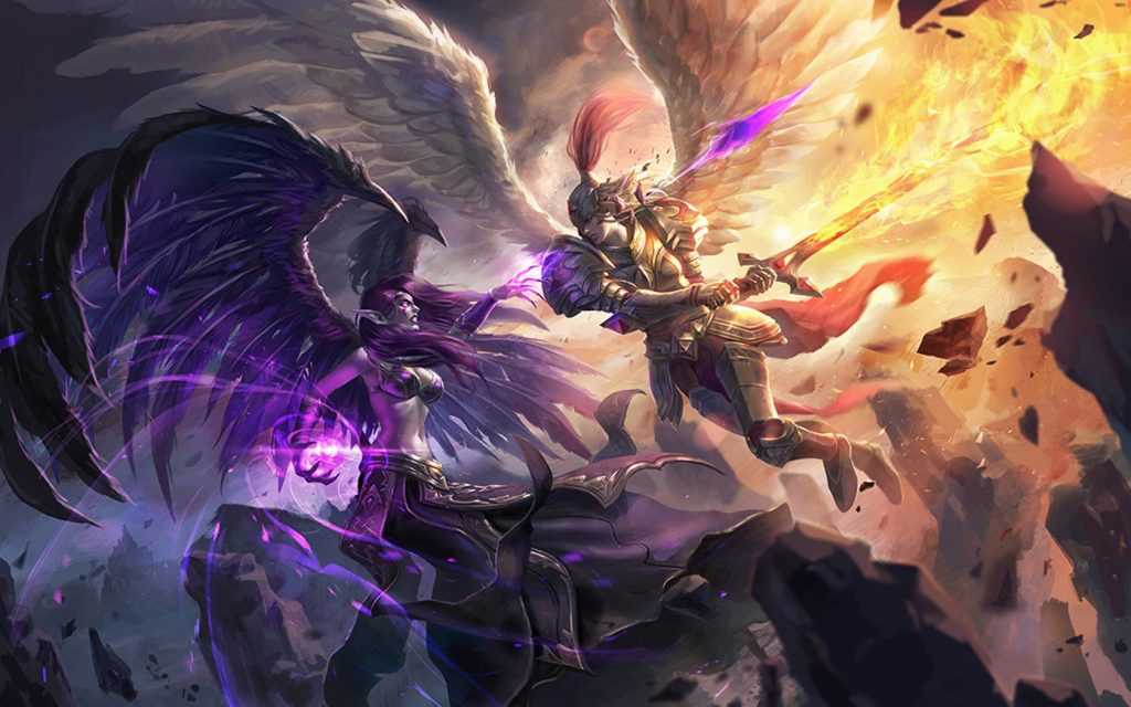 Kayle y Morgana