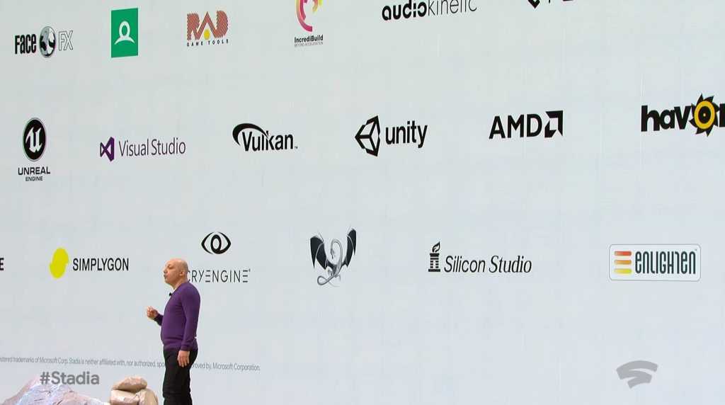 Varios de los partners que estan desde el principio con Google en Stadia son Unreal Engine y Unity