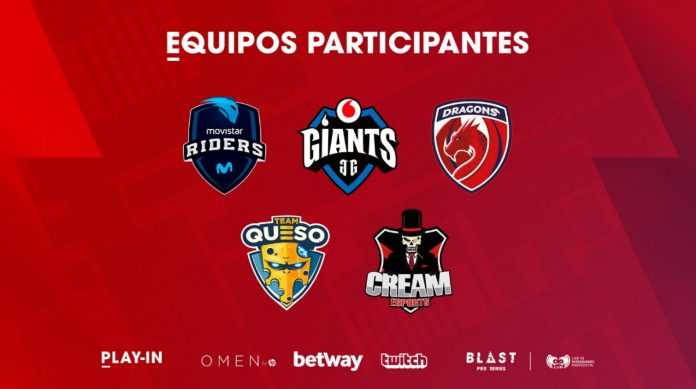 Equipos españoles para el clasificatorio al Blast Pro Series de Madrid.