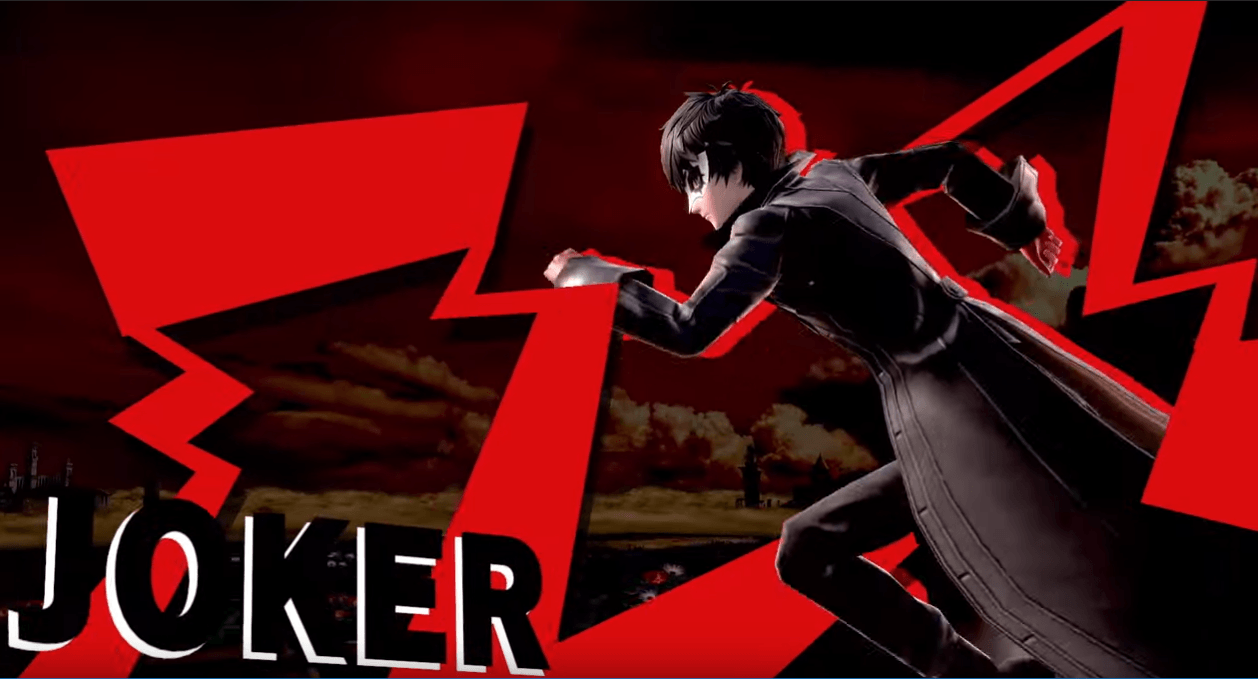 Pantalla de victoria de Joker en Smash Ultimate.