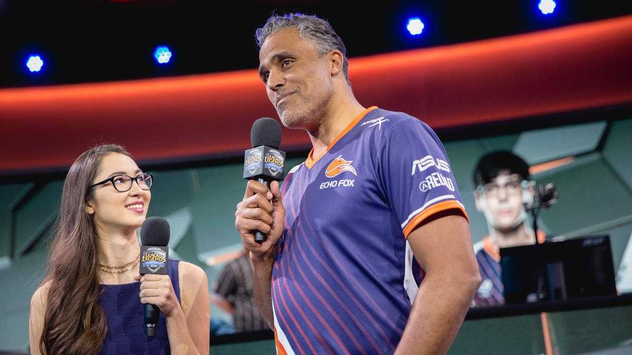 Rick Fox en el stage de LCS