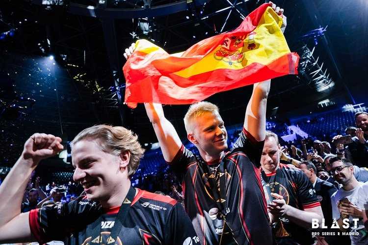 Jugadores de ENCE en BLAST Pro Series Madrid.