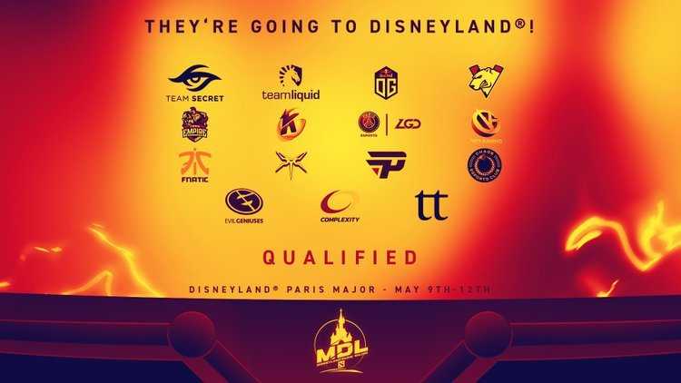 Equipos MDL Disneyland Paris Major