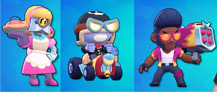 Nuevas skins para Barley, Carl y Brock.