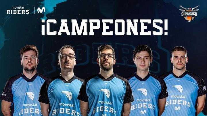 Movistar Riders CSGO Campeones de la Superliga Orange