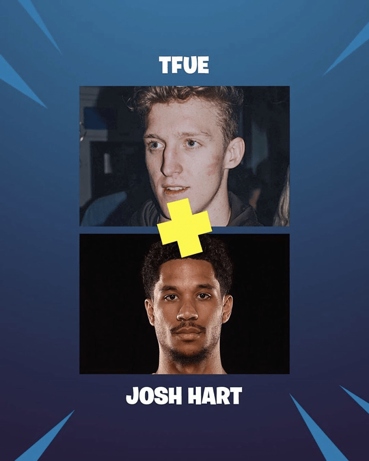 Tfue y Josh Hart quedaron segundos