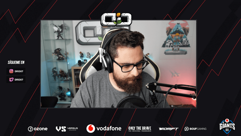 DriD streameando en Twitch.