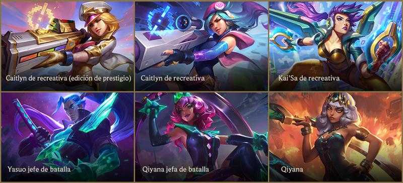 Skins de Recreativa del parche 9.13