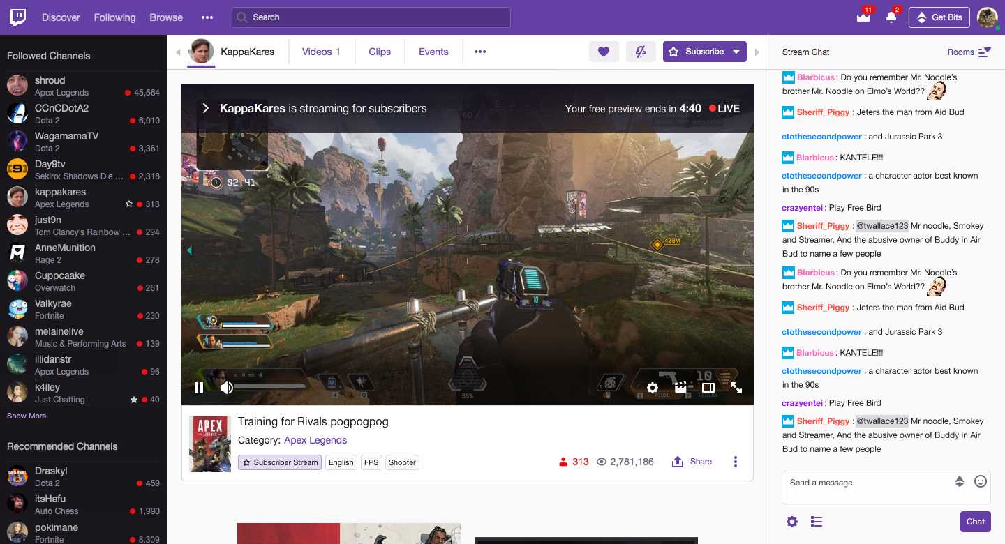 Modo solo suscriptores de Twitch
