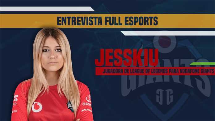 Entrevista a Jesskiu, jugadora de League of Legends para Vodafone Giants