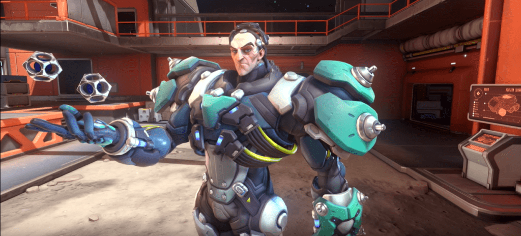 Sigma, nuevo héroe de Overwatch, dentro del juego