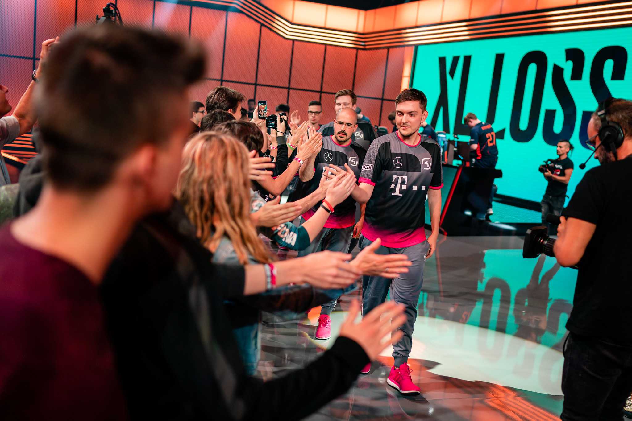 SK Gaming después de su victoria