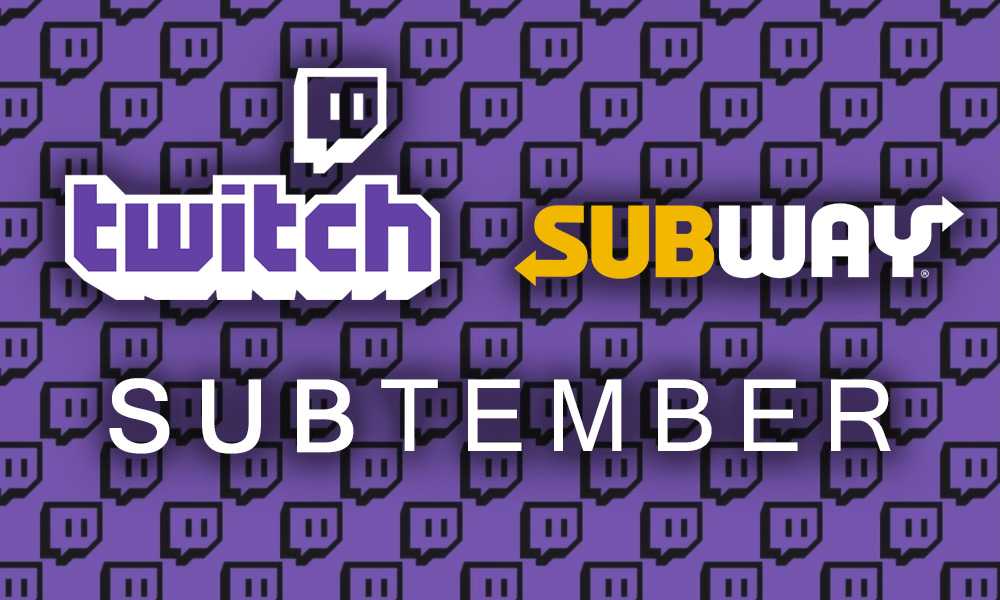 Twitch y Subway se unen para celebrar el SUBtember Full Esports