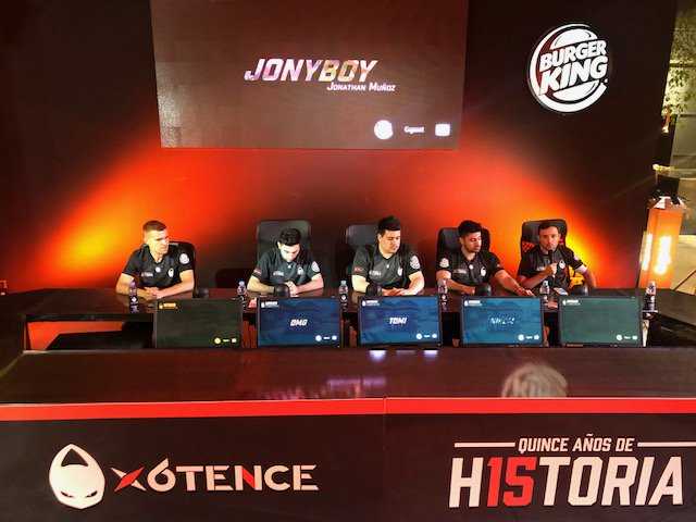 x6tence tiene nuevo equipo