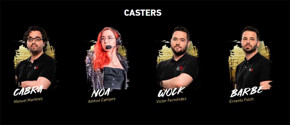 Casters del Mastercard Challenge de ArenaGG