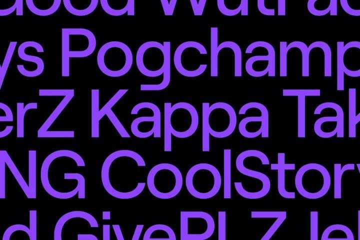 Twitch se queda con Robert como tipografía personalizada