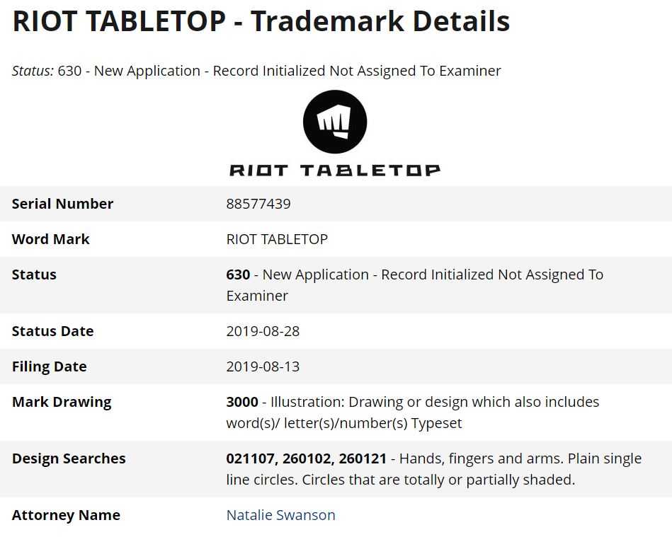 Riot Tabletop apunta a nuevo juego de mesa