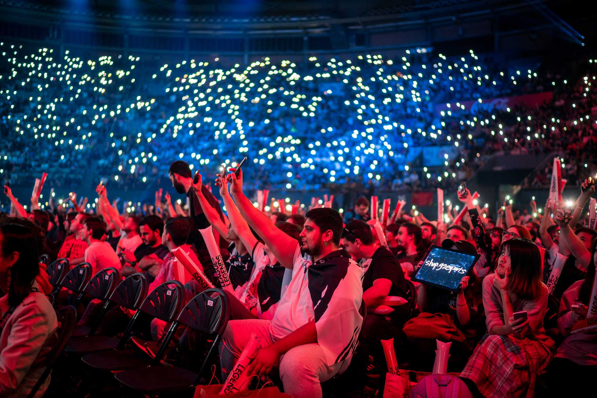 Madrid, Spain - October 27: --- during Worlds 2019 Quarterfinals at Palacio Vistalegre on October 26, 2019 in Madrid, Spain. (Photo by Colin Young-Wolfl/Riot Games)