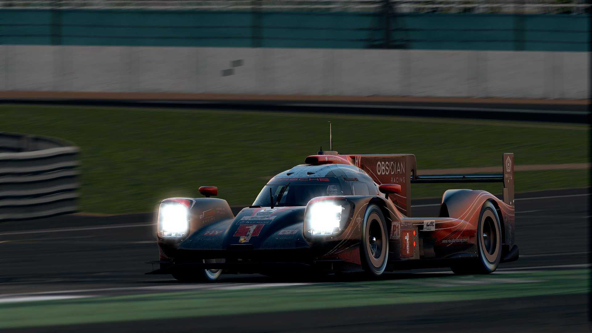 Porsche LMP1 de Obsidian Racing.