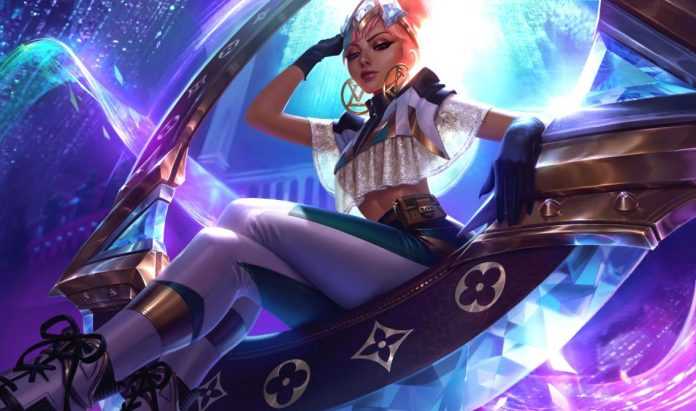 Este es el splashart de la skin de prestigio de Qiyana