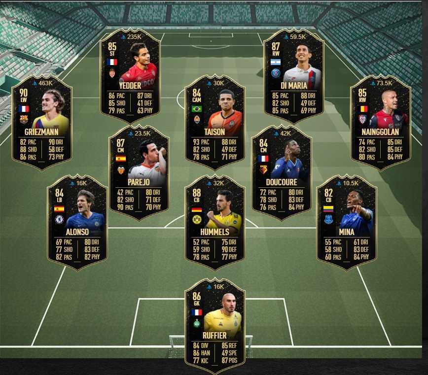 Equipo de la semana seis de FIFA 20