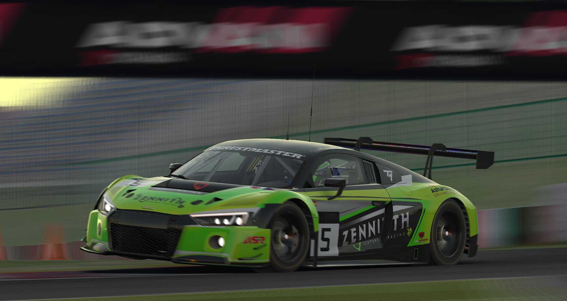 Audi R8 GT3 de ZENNITH Esports.