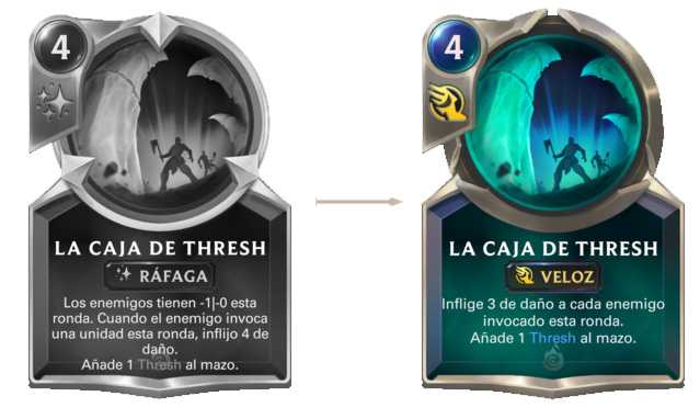 La caja de Thresh cambio Legends of Runeterra