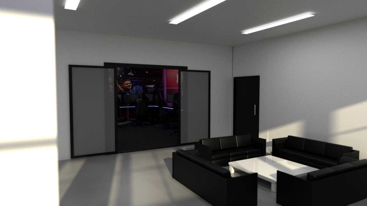 Espacio de paso del S2V Esport Center