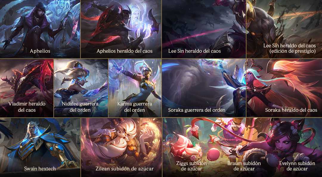 Todos los aspectos disponibles del parche 9.24
