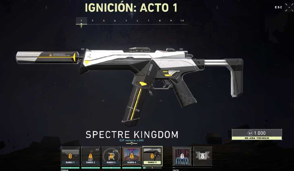 Una de las skins que podemos encontrarnos en el nuevo pase de Batalla de Valorant: Ingition