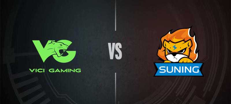 Clash between Vici Gaming and Suning Gaming in the 2020 Demacia Cup.