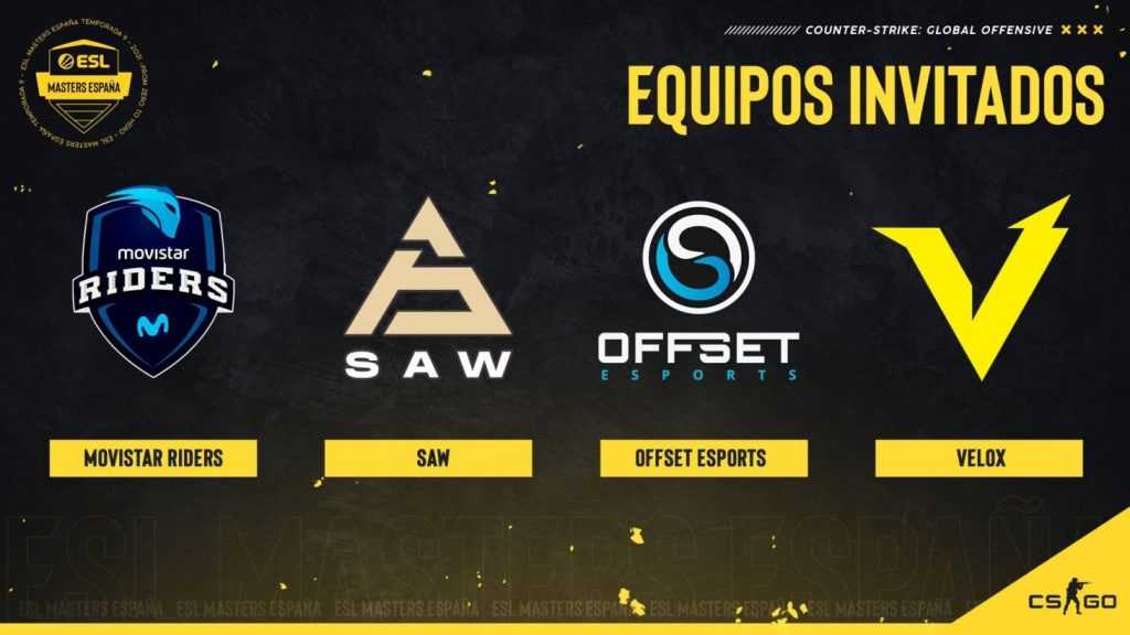 Equipos invitados ESL Masters