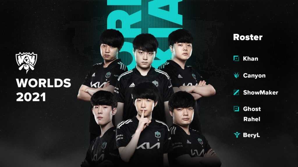 DWG KIA roster plantilla Worlds 2021