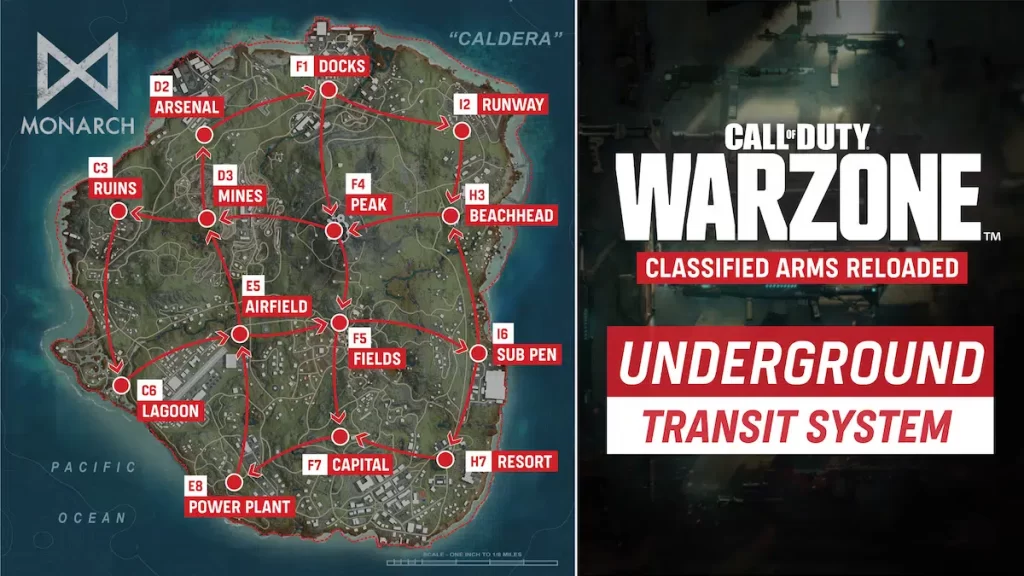 Call Of Duty Underground transit system