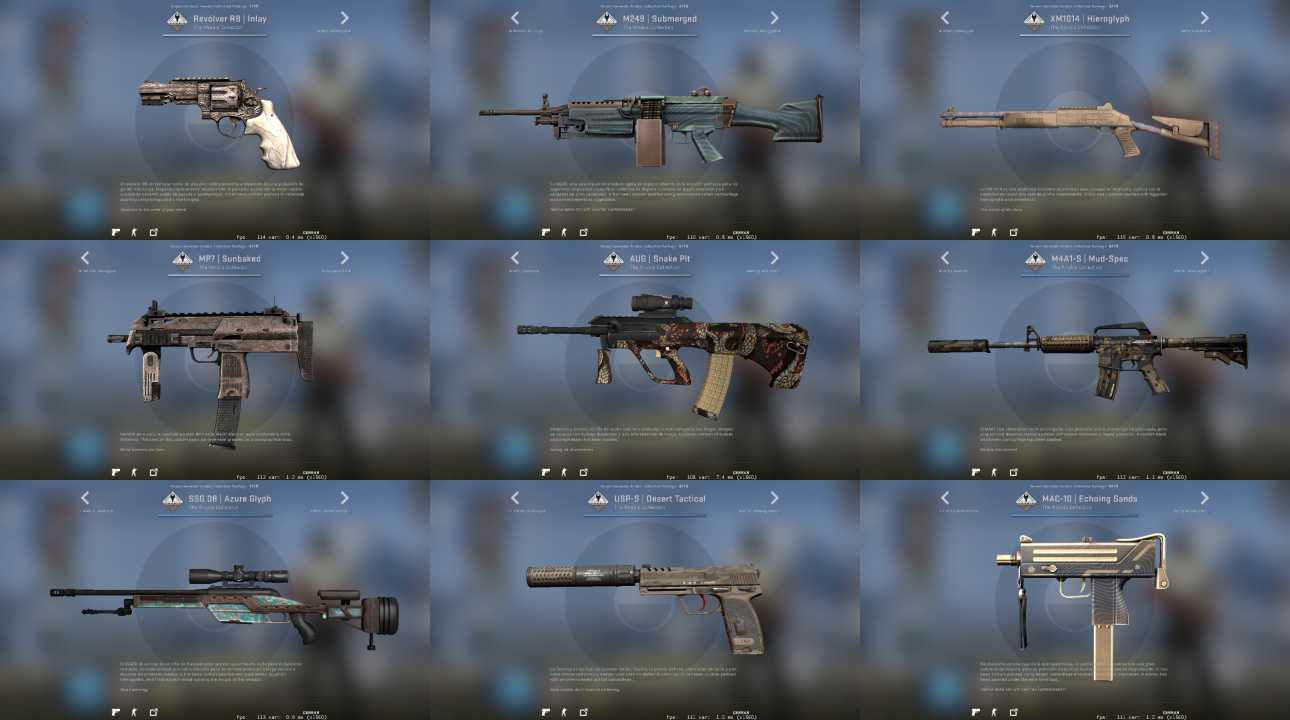 Skins CS:GO Colección Anubis